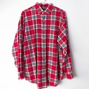 Daniel Cremieux Red Plaid Button Down